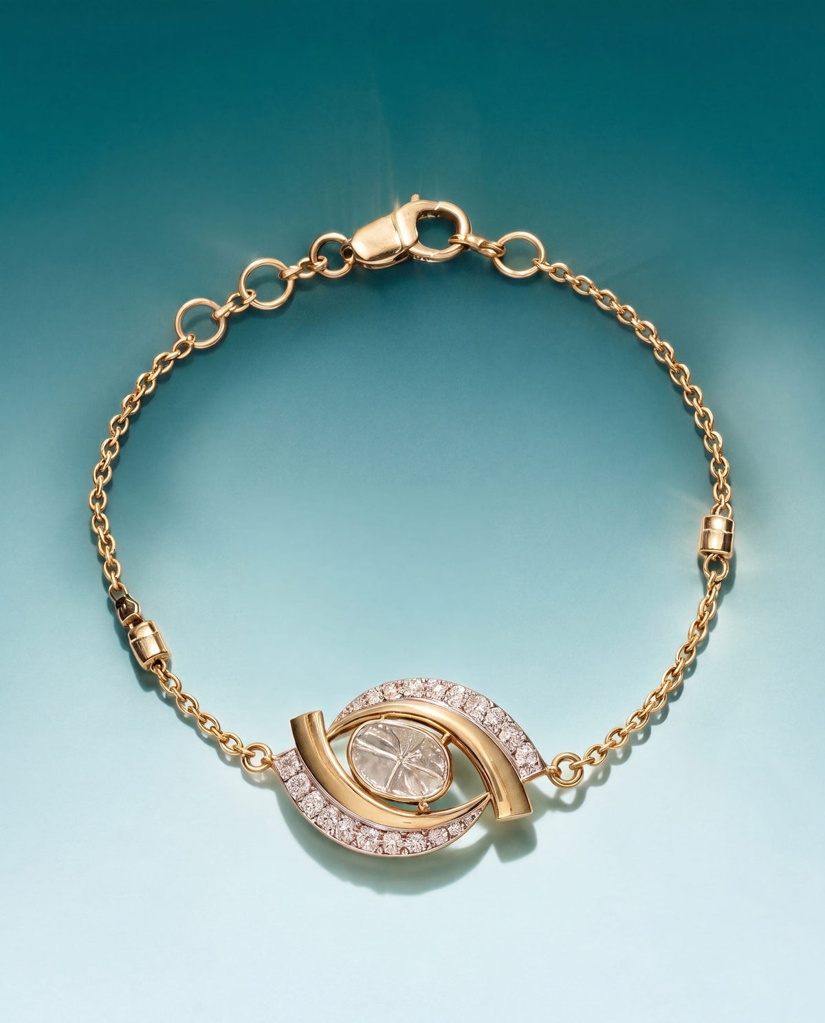 Mehak Polki And Diamond Loose Bracelet