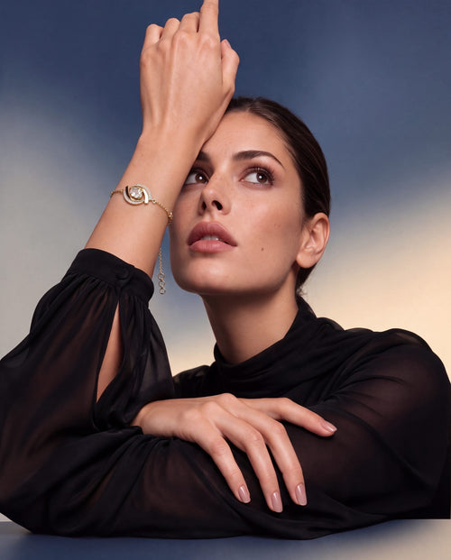 Jasmin Polki And Diamond Loose Bracelet