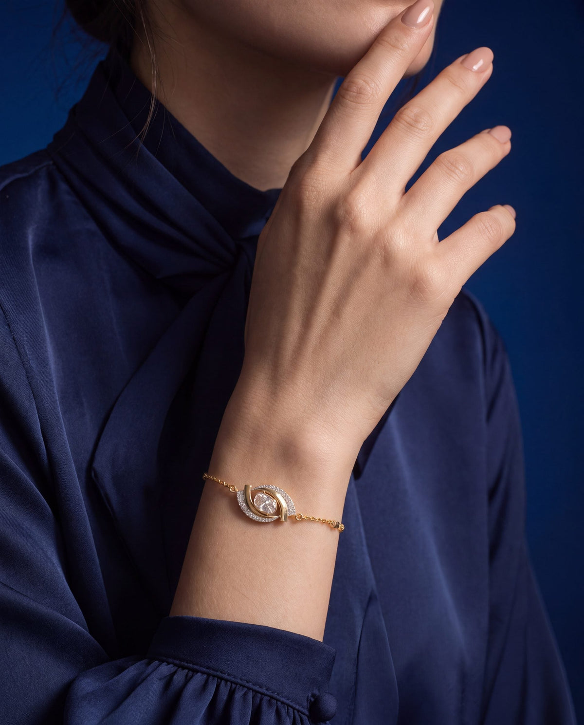 Mehak Polki And Diamond Loose Bracelet