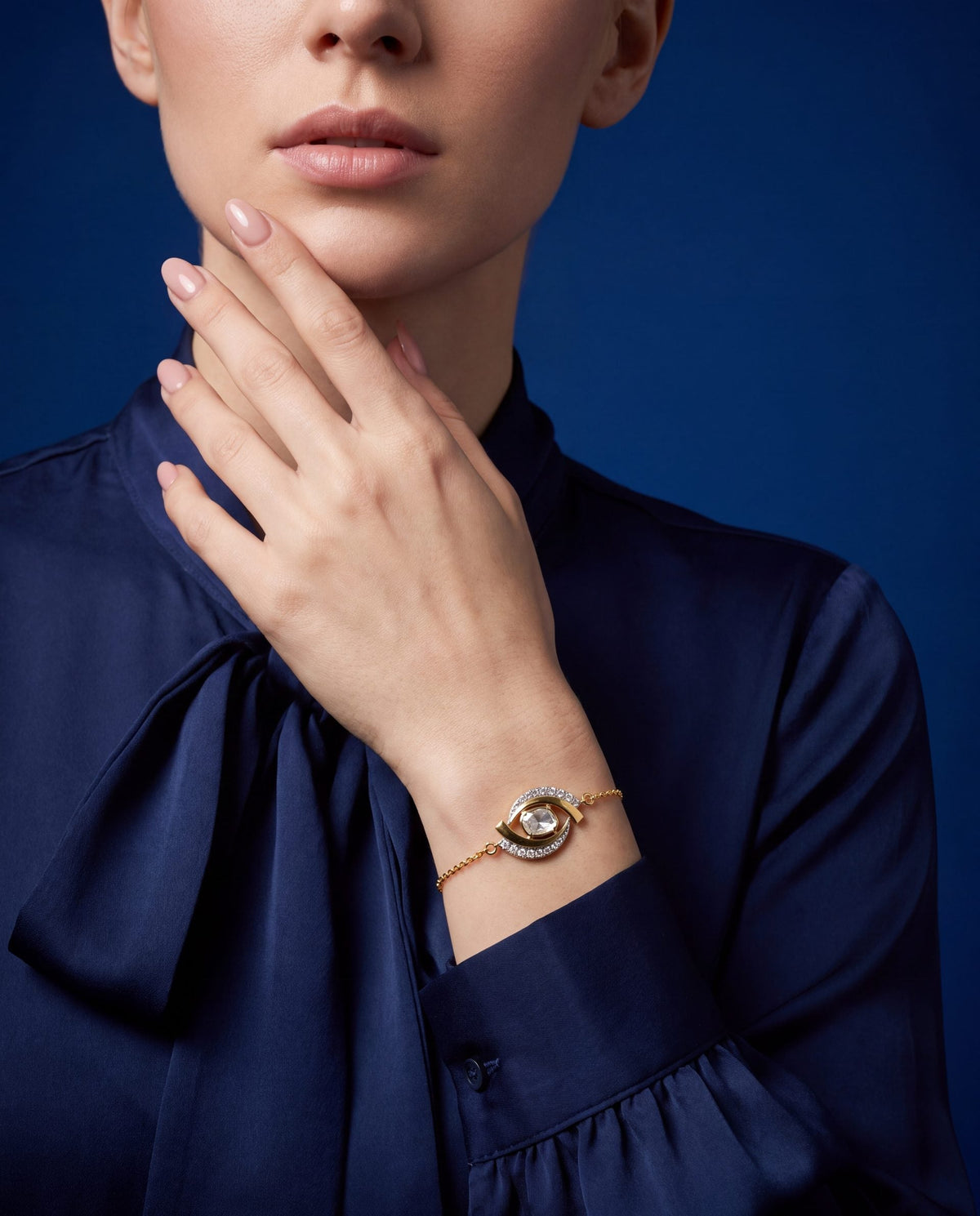 Mehak Polki And Diamond Loose Bracelet