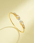 Diya Polki And Diamond Bangle