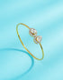 Gunjita Polki And Diamond Bangle