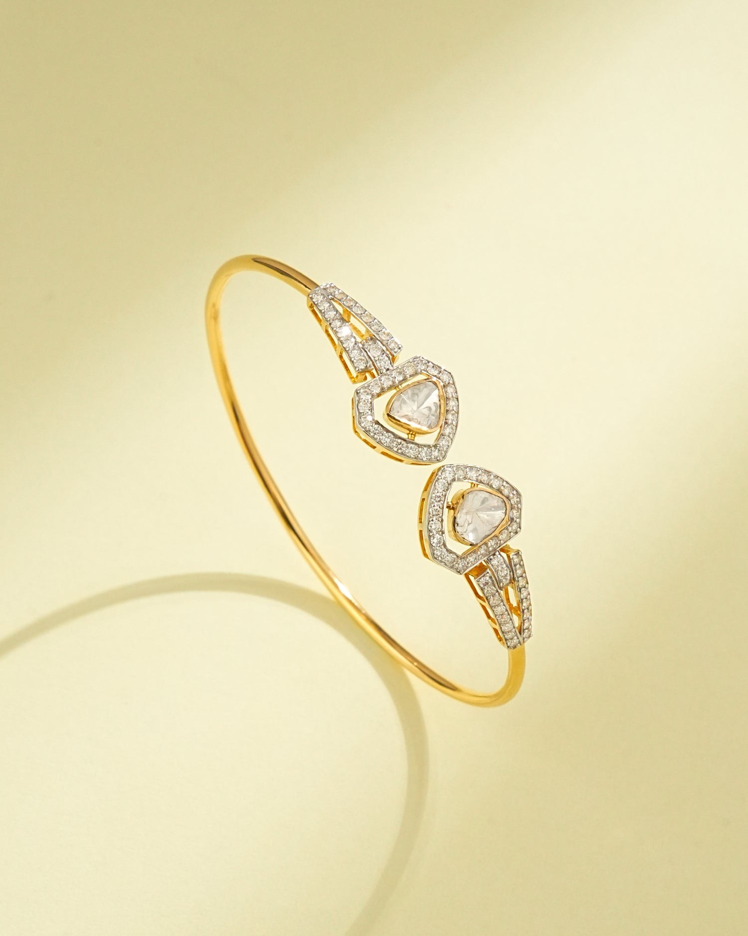 Shanaya Polki And Diamond Loose Bracelet
