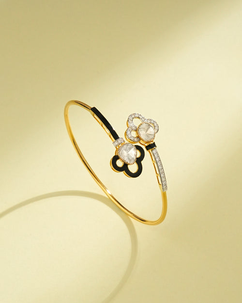 Meher Polki And Diamond Loose Bracelet