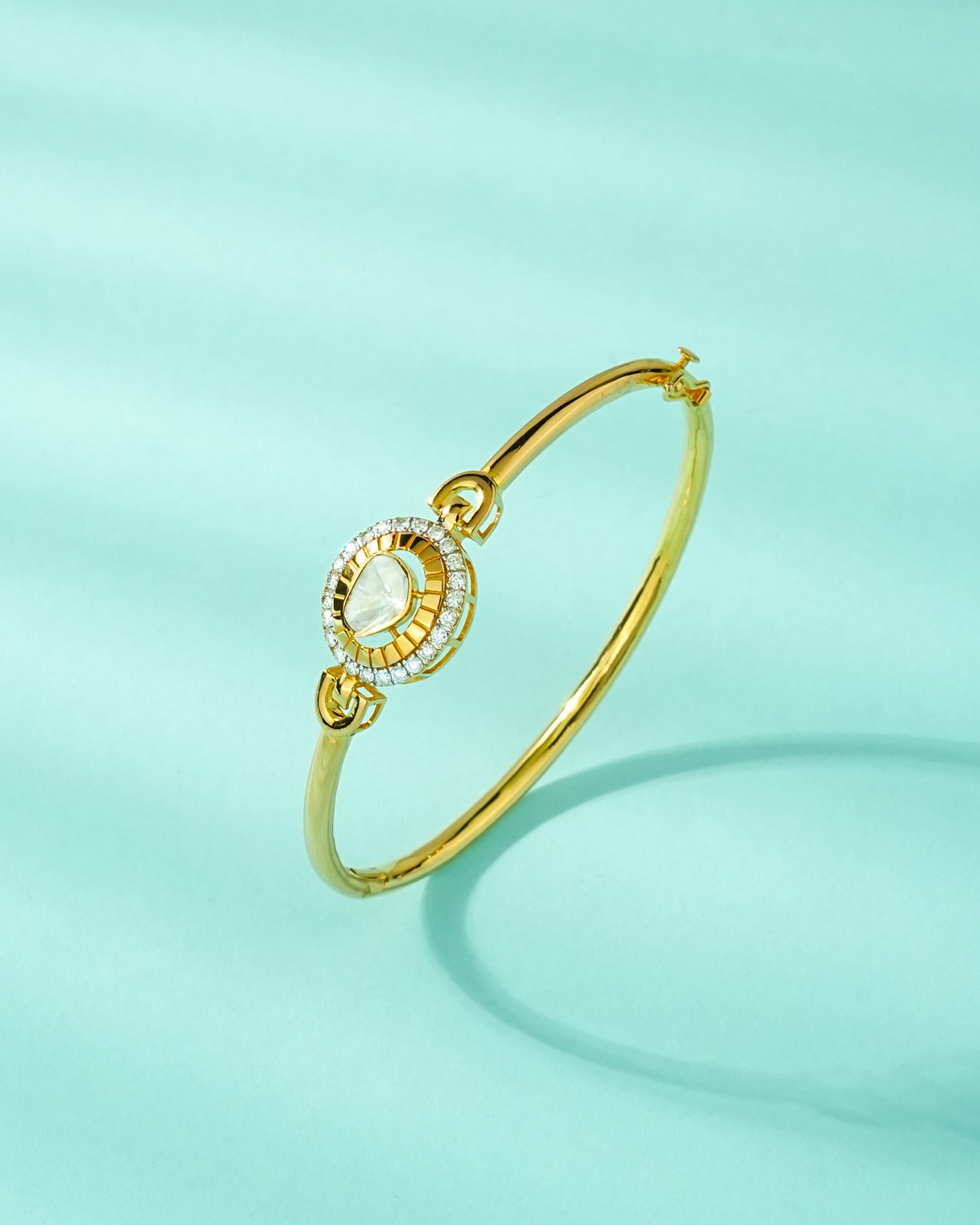 Vaidahi Polki And Diamond Loose Bracelet