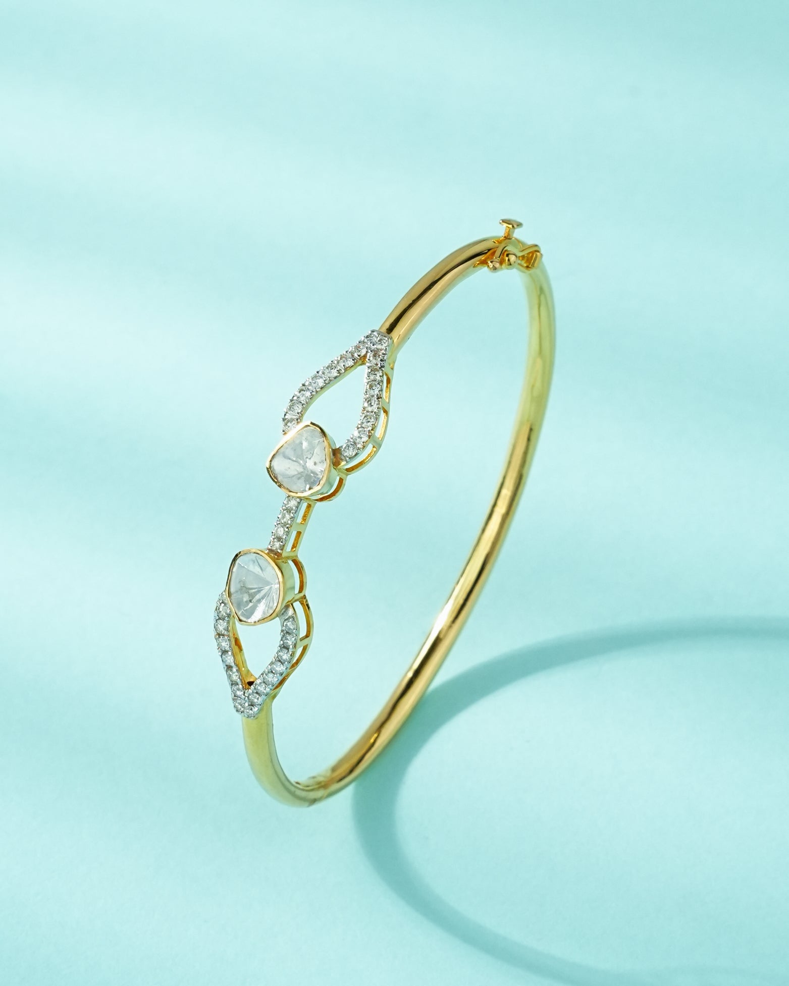 Shaina Polki And Diamond Loose Bracelet