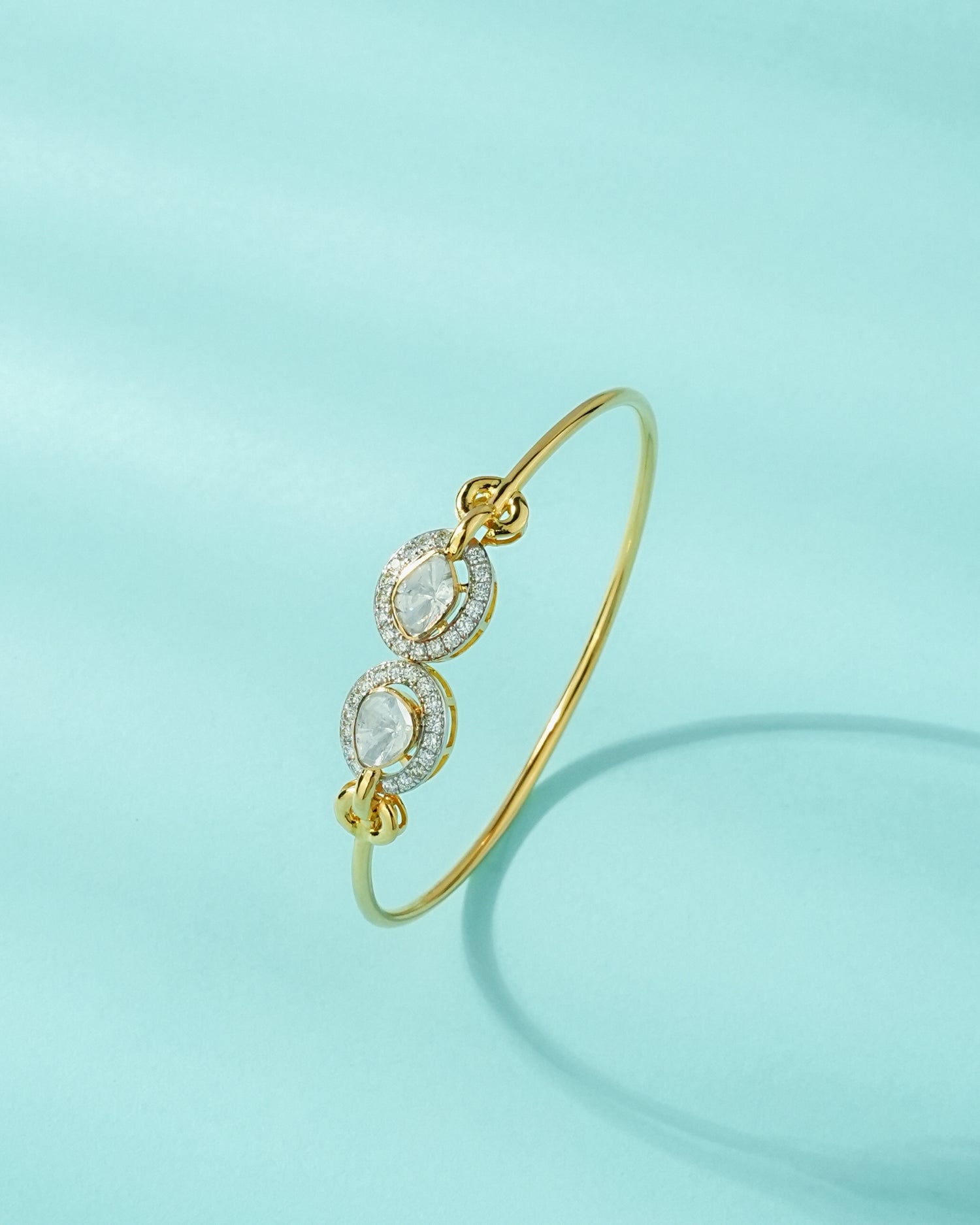 Lakshita Polki And Diamond Loose Bracelet