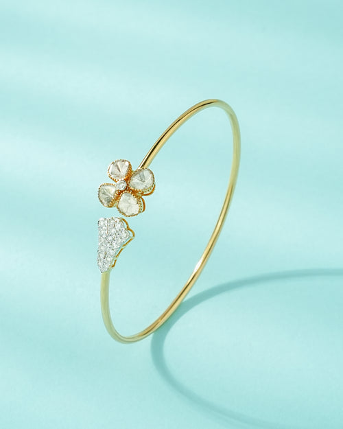 Mira Polki And Diamond Loose Bracelet