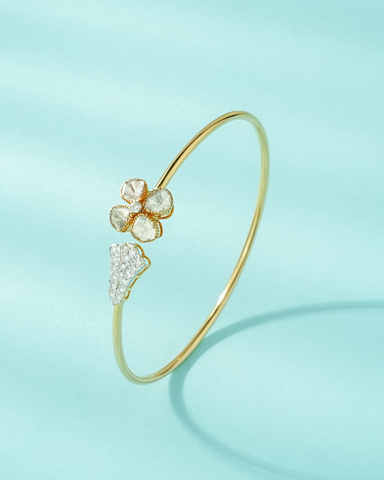 Mira Polki And Diamond Loose Bracelet