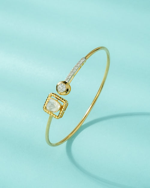 Zoya Polki And Diamond Loose Bracelet