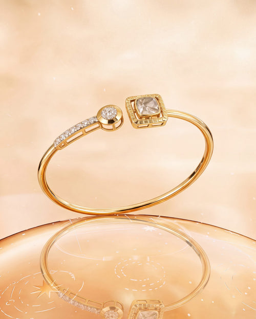Zoya Polki And Diamond Loose Bracelet