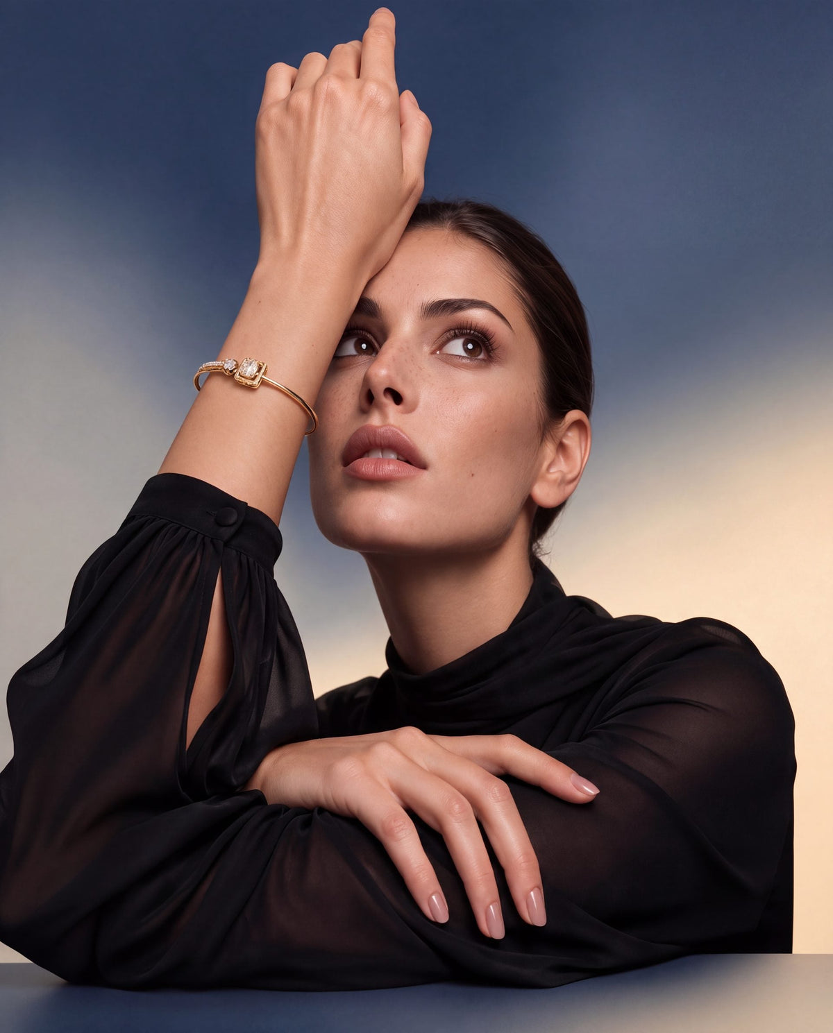 Ayesha Polki And Diamond Bracelet