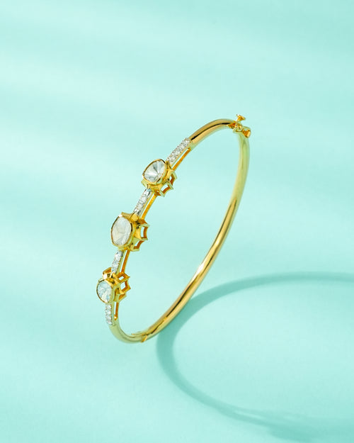 Samiksha Polki And Diamond Loose Bracelet