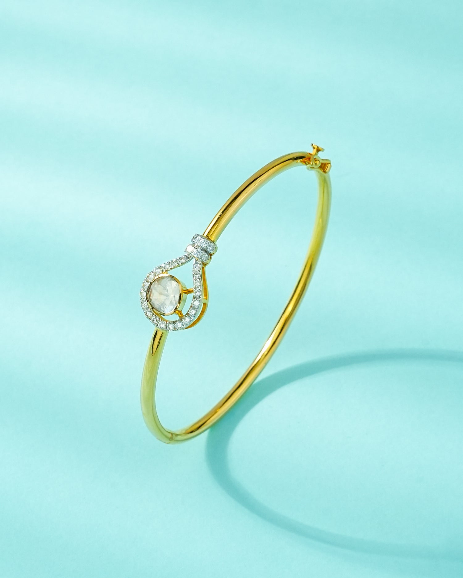 Viddhi Polki And Diamond Loose Bracelet