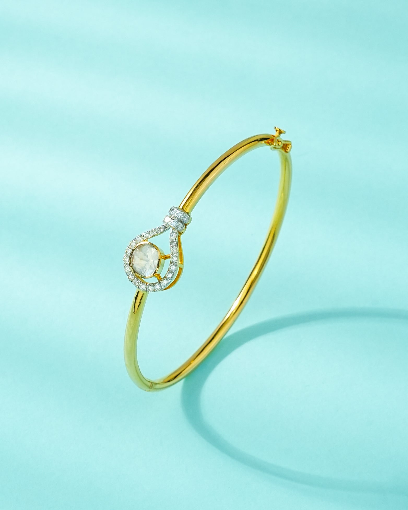 Viddhi Polki And Diamond Loose Bracelet