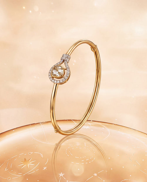 Viddhi Polki And Diamond Loose Bracelet