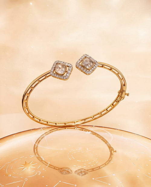 Reena Polki And Diamond Loose Bracelet