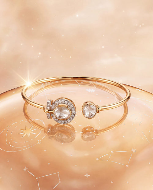 Munira Polki And Diamond Bangle