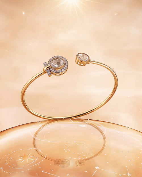 Munira Polki And Diamond Bangle