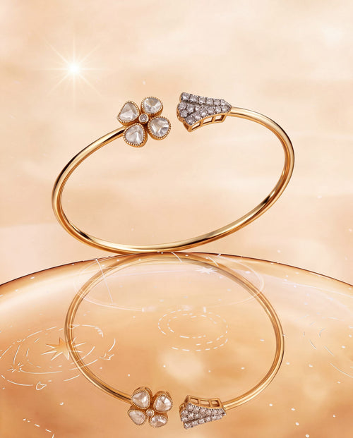 Sophia Polki And Diamond Bangle