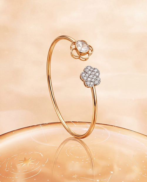 Mahika Polki And Diamond Bangle