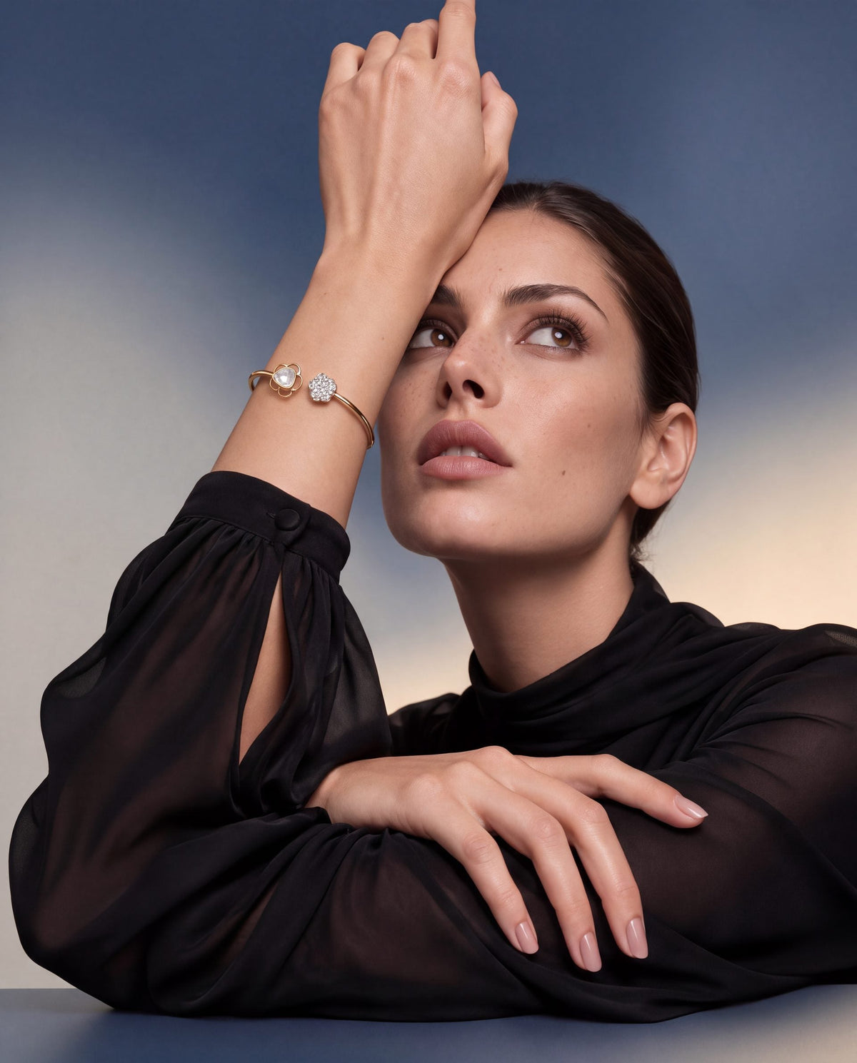 Mahika Polki And Diamond Bangle