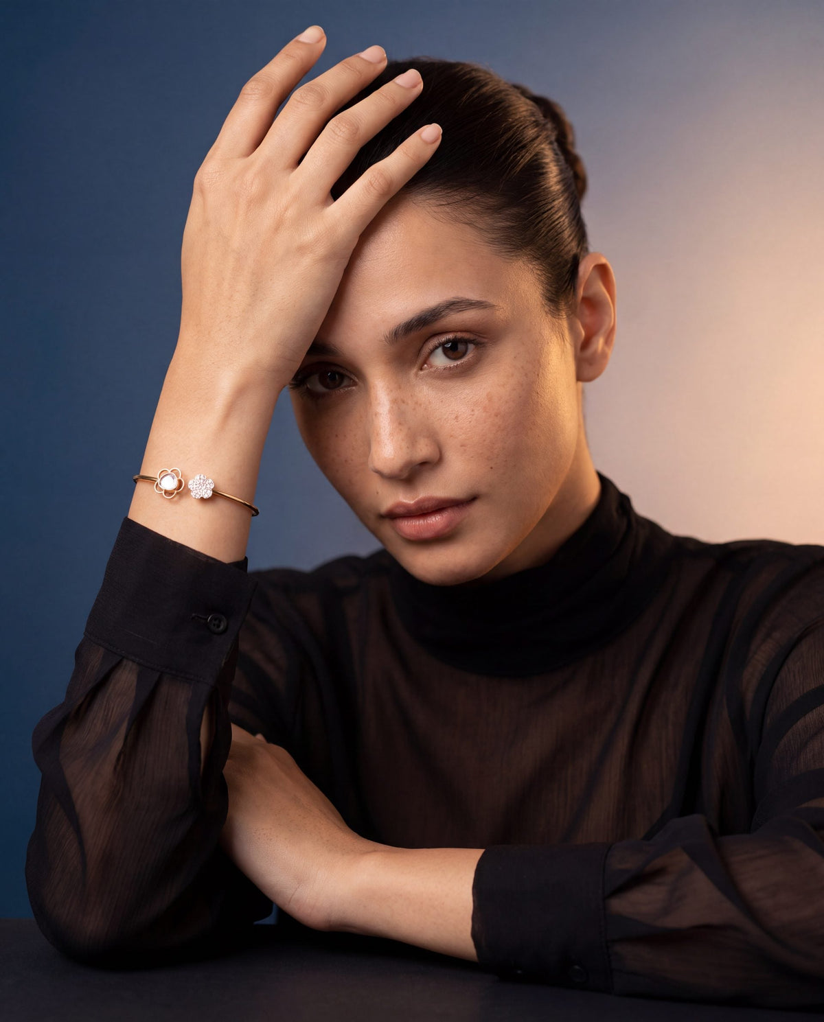Mahika Polki And Diamond Bangle