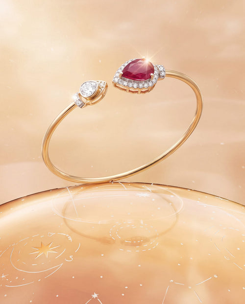 Selova Polki And Diamond Bangle