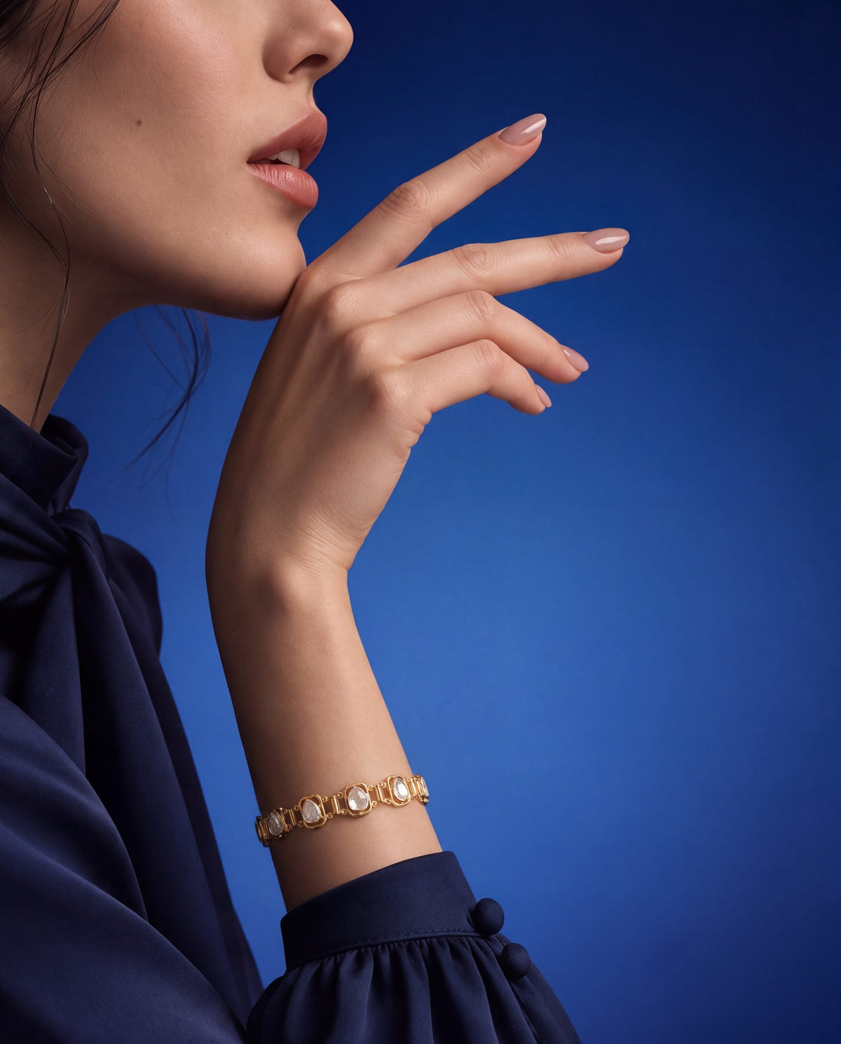 Aaradhya Polki Loose Bracelet