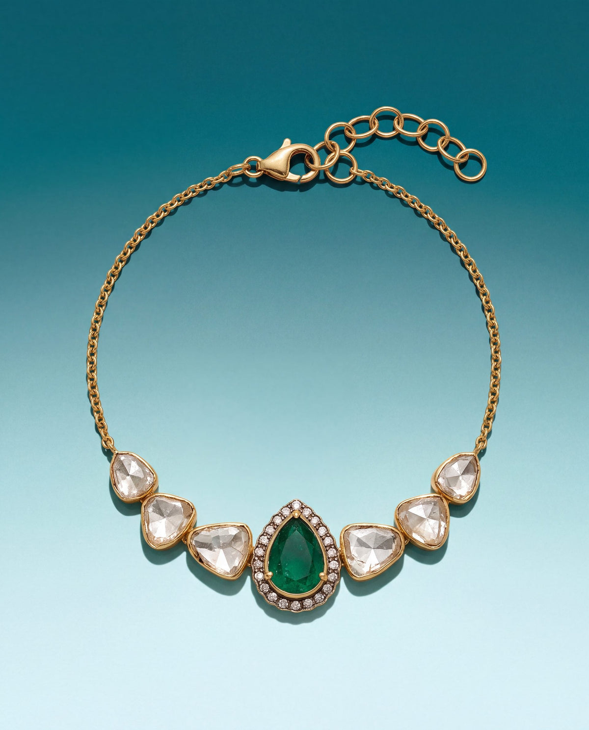 Deekshya Polki And Diamond Loose Bracelet