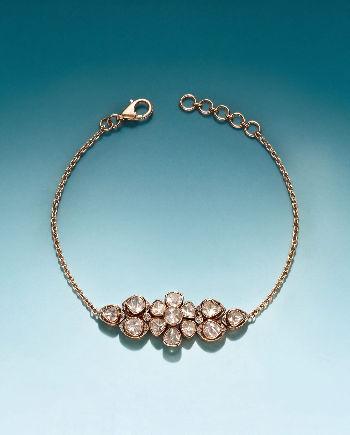 Sheetal Polki And Diamond Loose Bracelet
