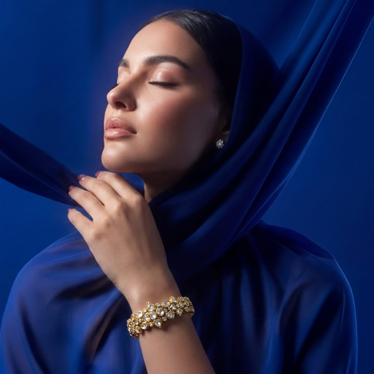 Joanne Polki And Diamond Bangle