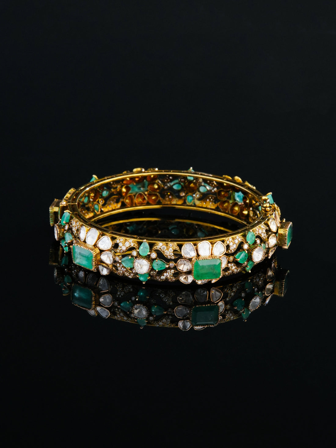 Ayati Polki And Diamond Bangle - NO ORDERS