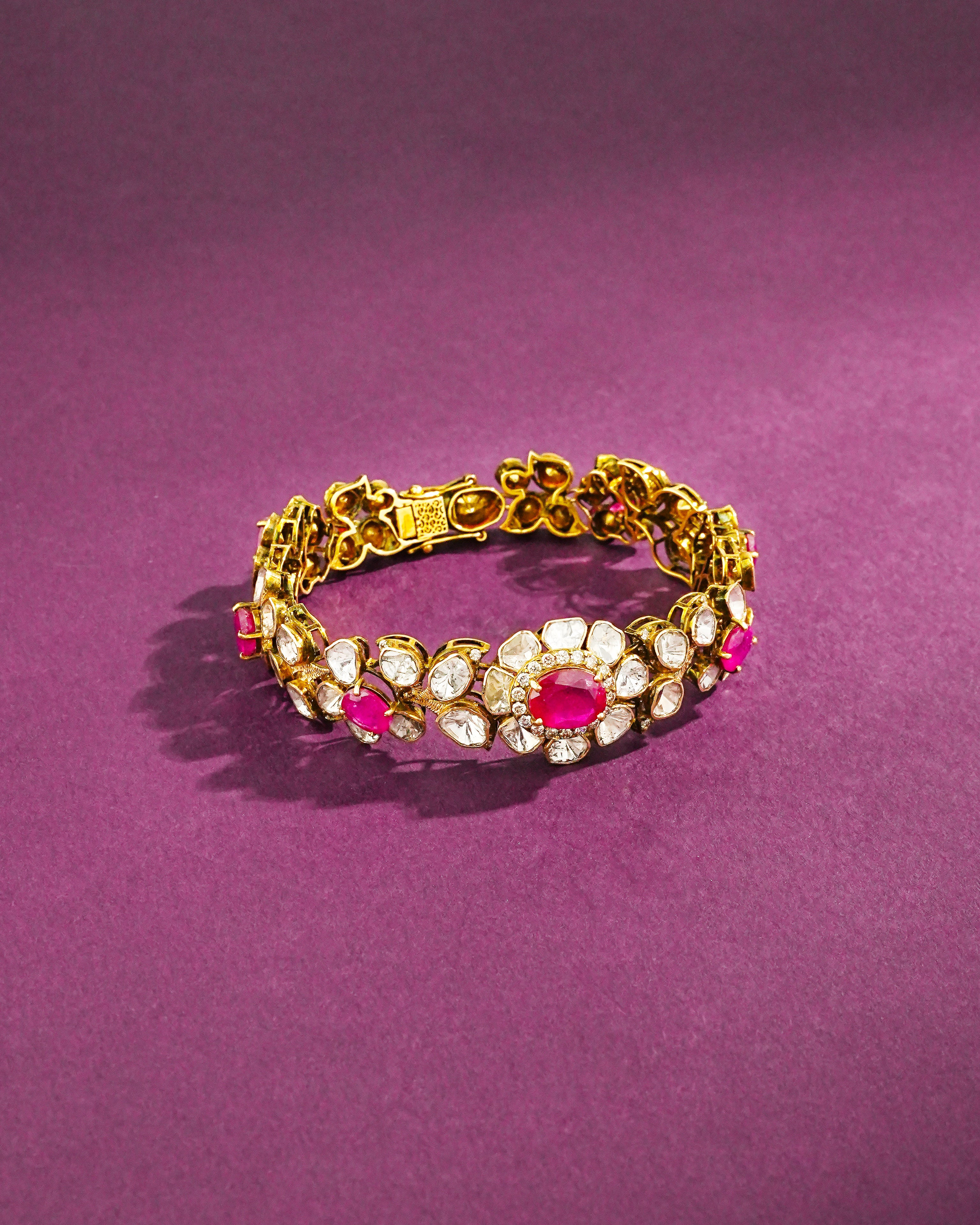 Angela Polki And Diamond Loose Bracelet