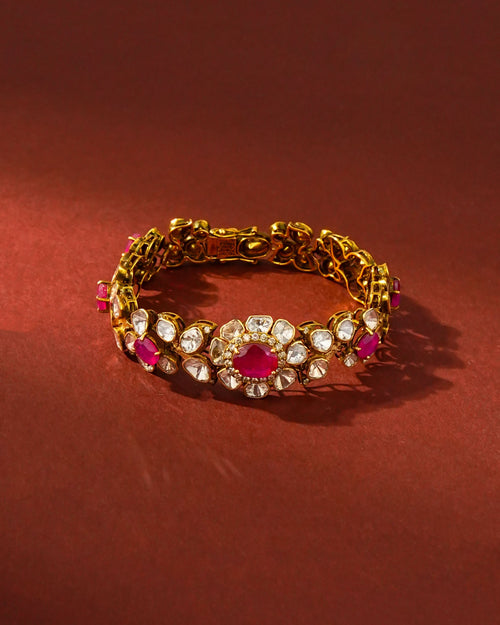 Angela Polki And Diamond Loose Bracelet