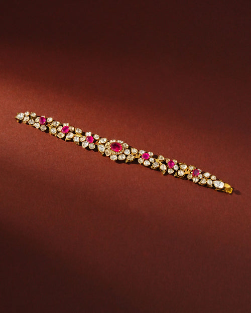 Angela Polki And Diamond Loose Bracelet