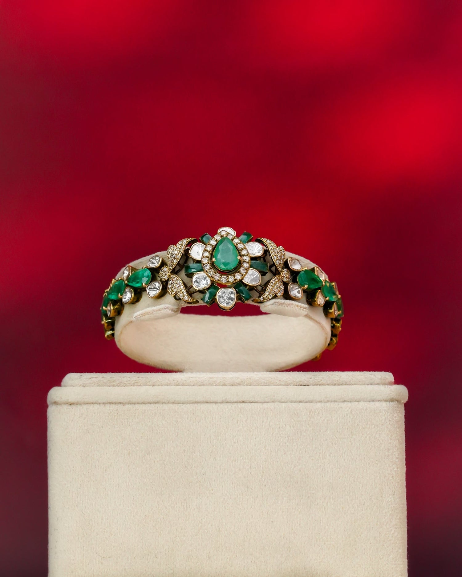 Farnaz Polki And Diamond Loose Bracelet