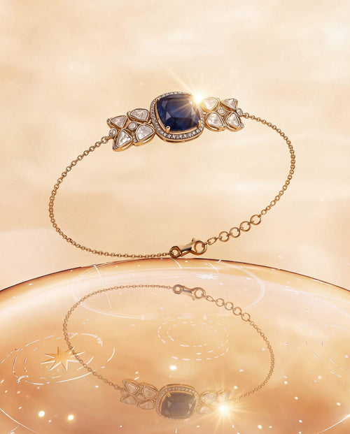Aadia Polki And Diamond Loose Bracelet