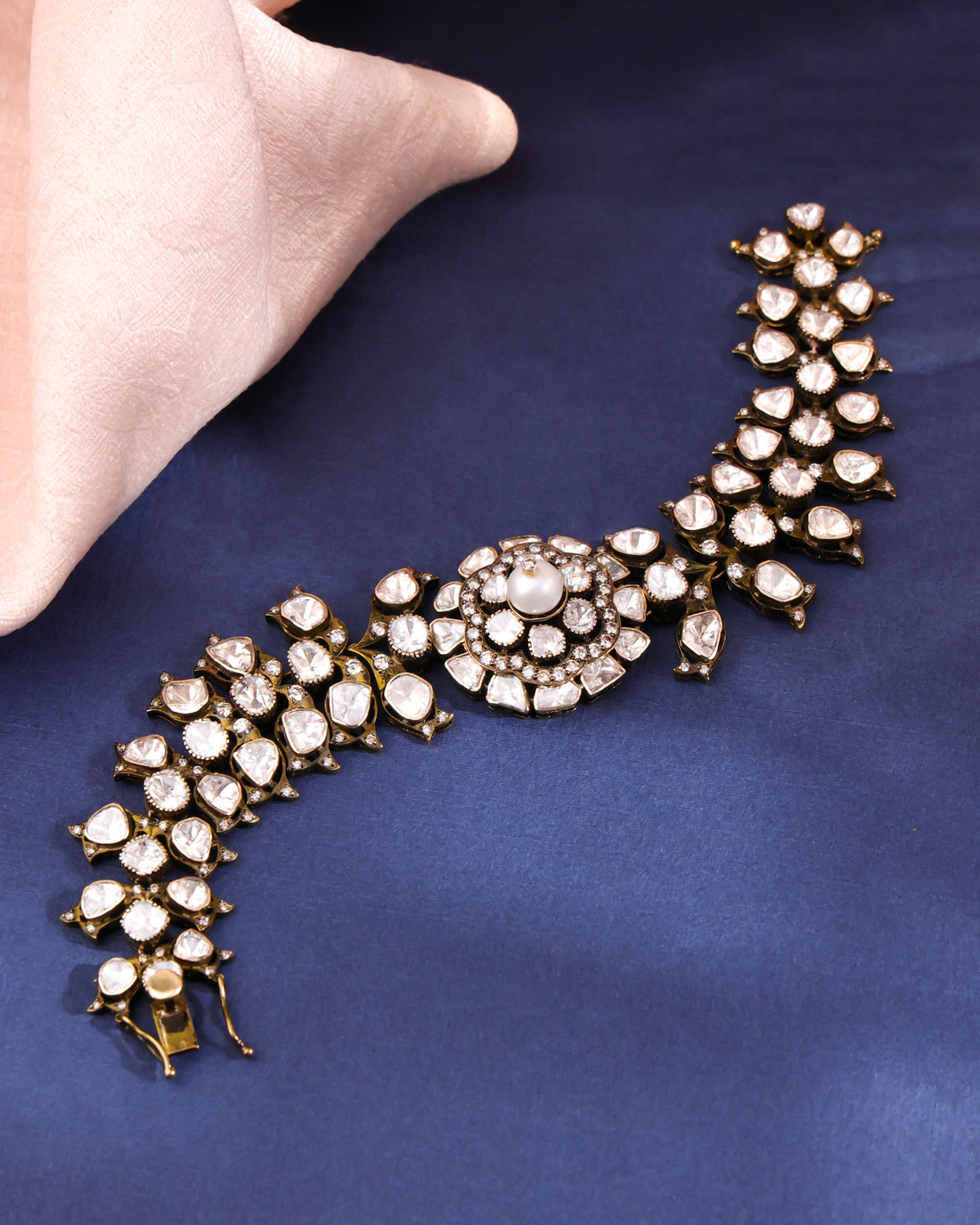 Celine Polki And Diamond Loose Bracelet