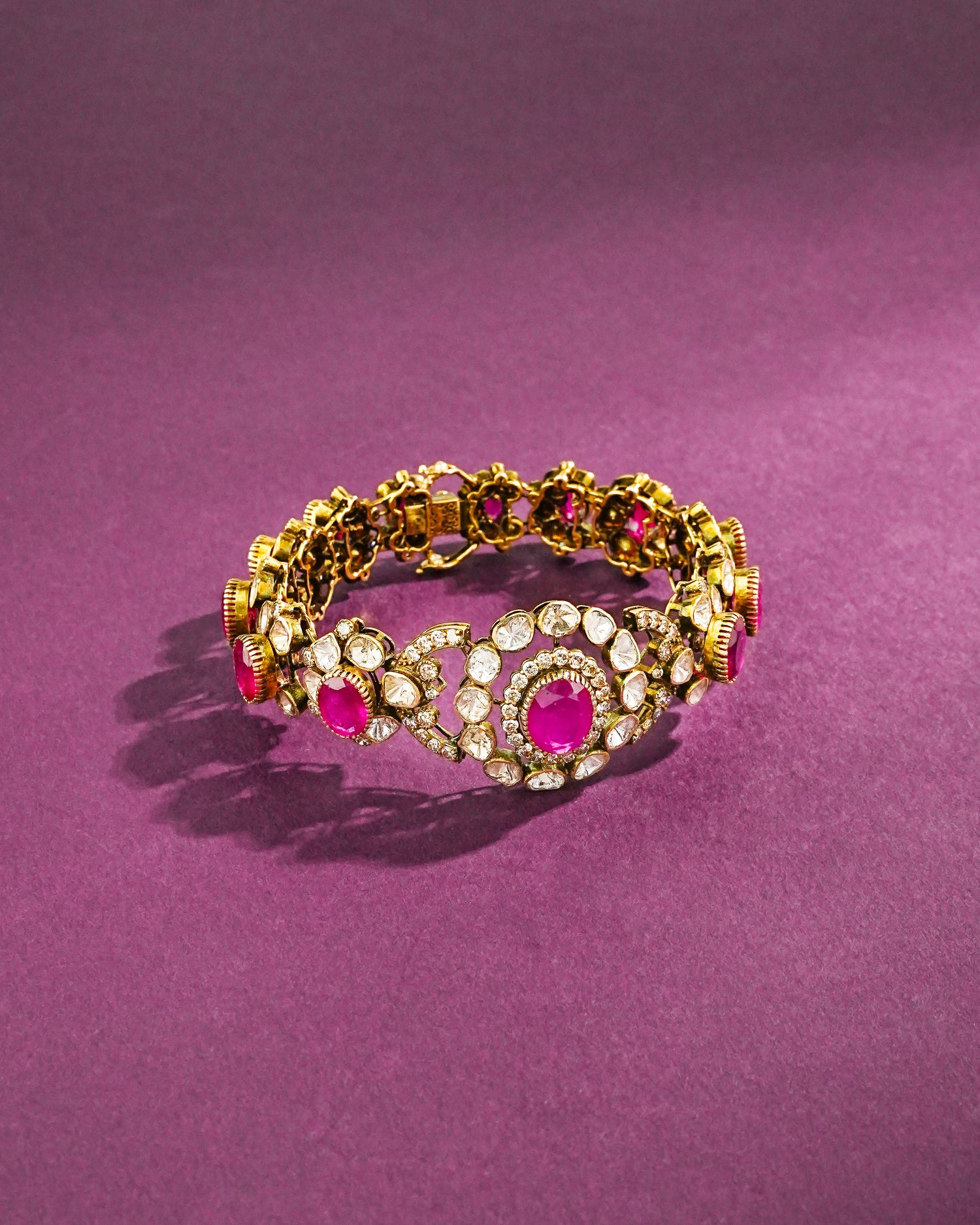 Kaylee Polki And Diamond Loose Bracelet