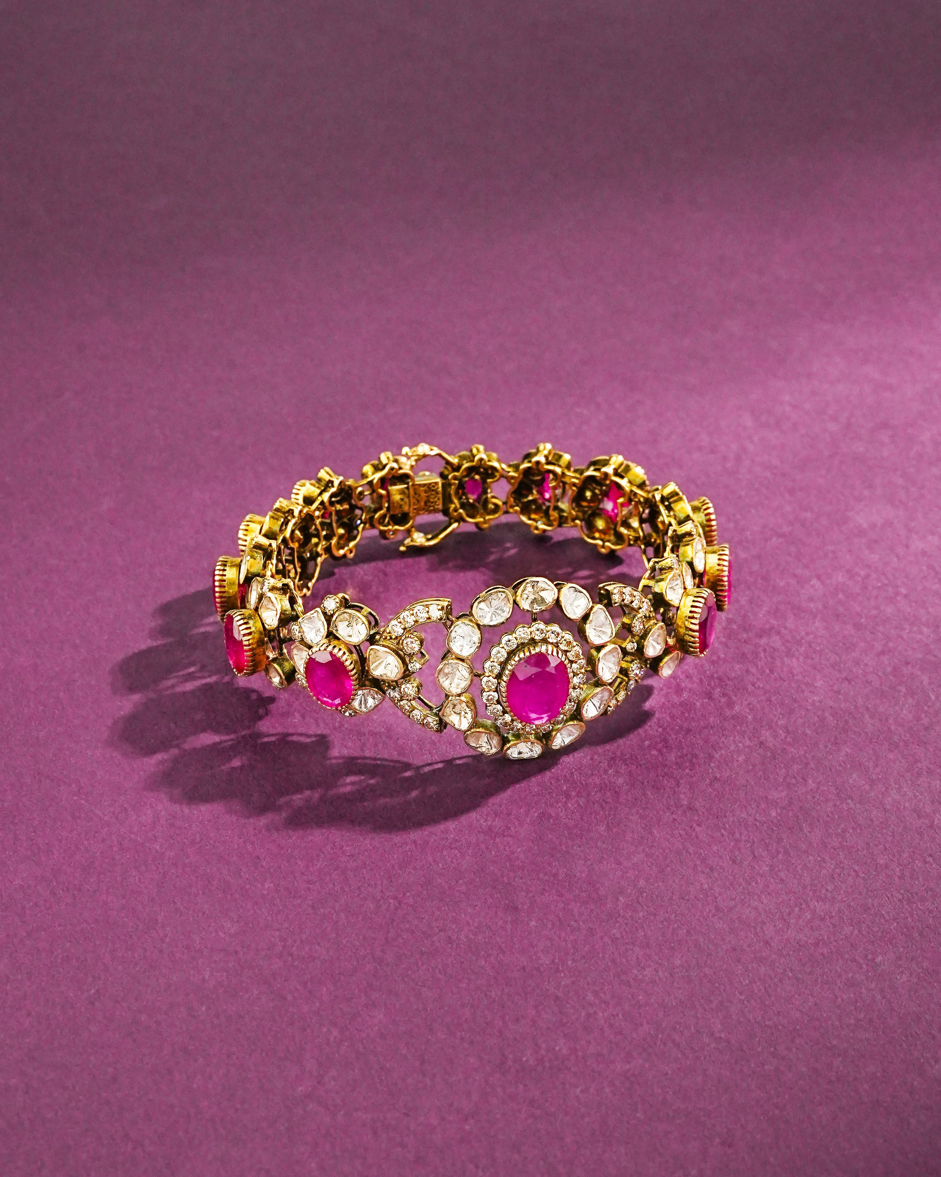 Kaylee Polki And Diamond Loose Bracelet