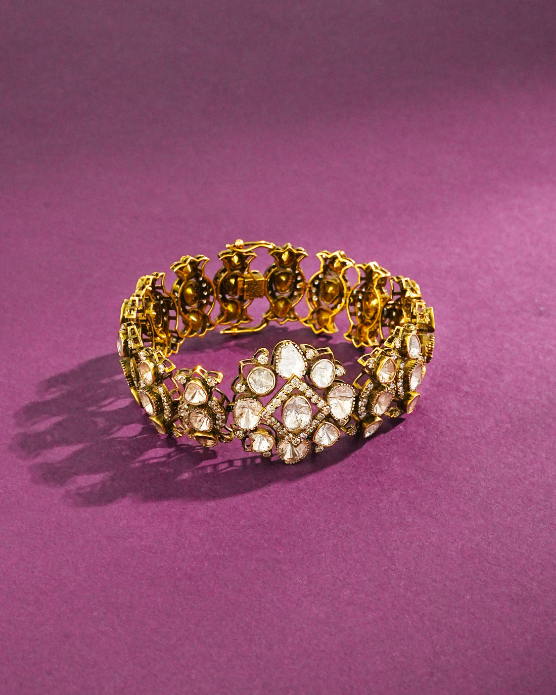 Shanaya Polki And Diamond Loose Bracelet