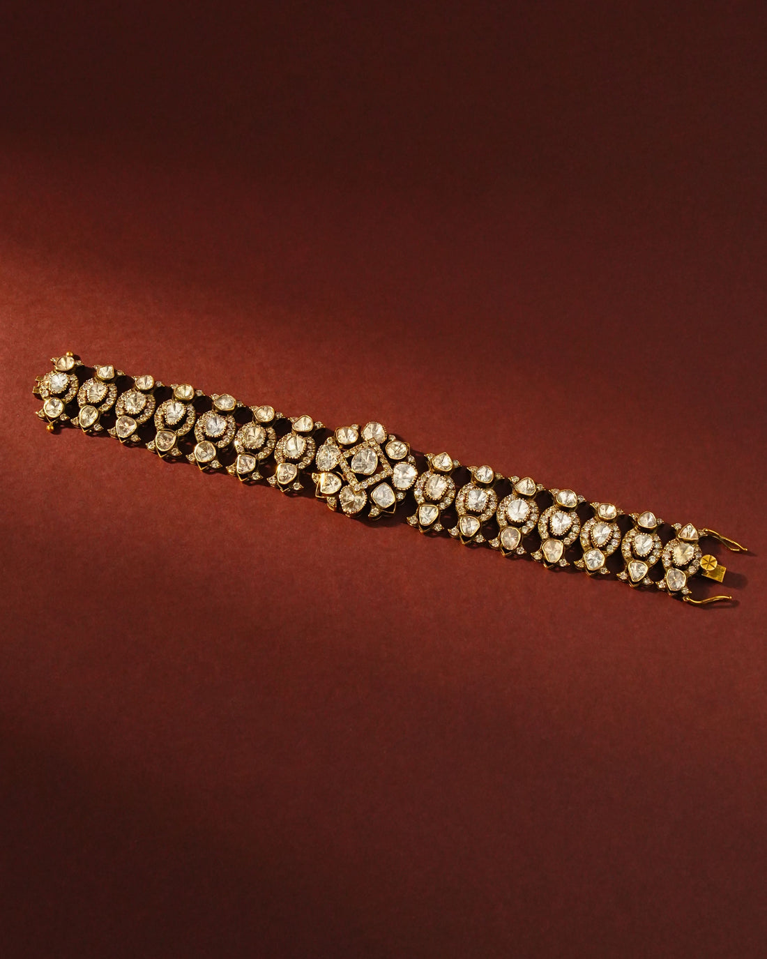 Shanaya Polki And Diamond Loose Bracelet