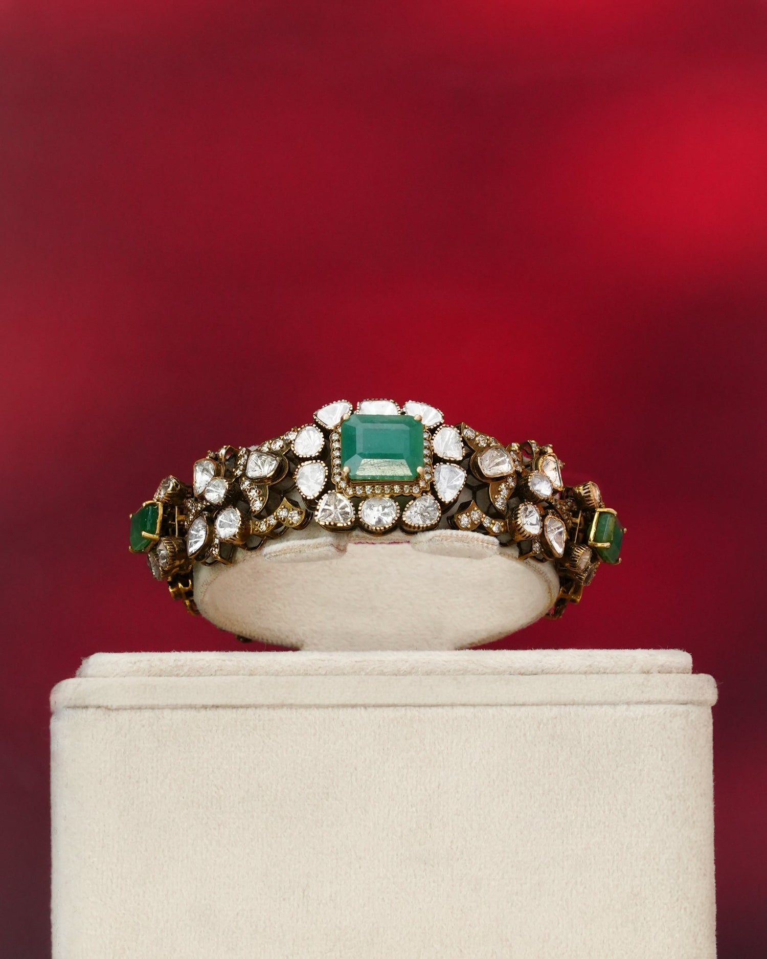 Tiya Polki And Diamond Loose Bracelet