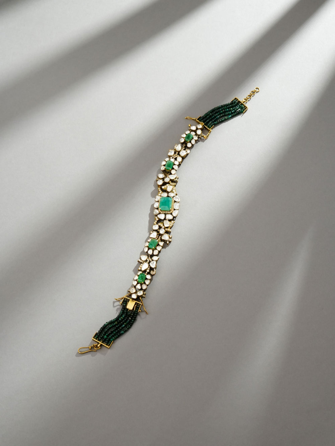 Tiya Polki And Diamond Loose Bracelet