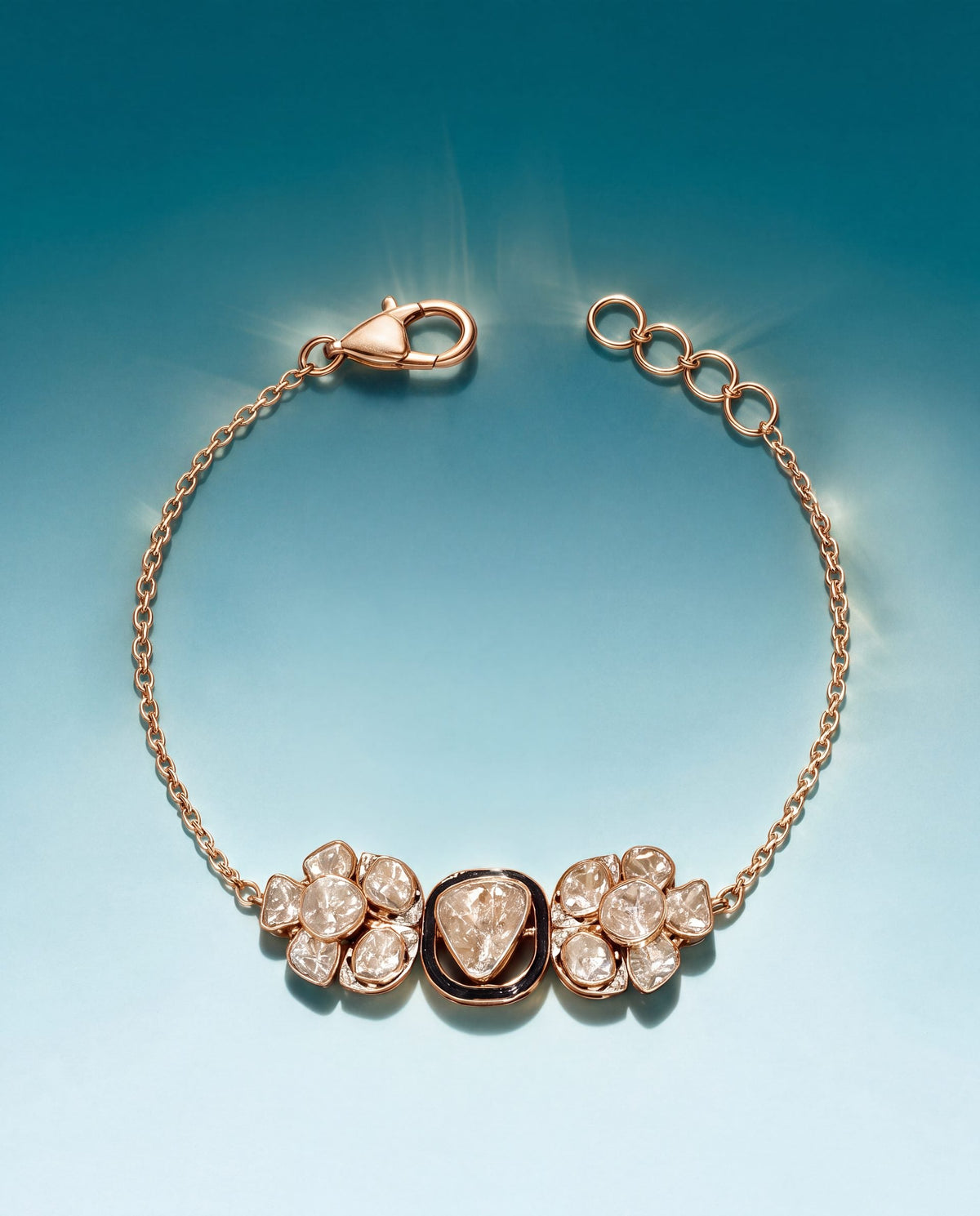 Meena Polki And Diamond Loose Bracelet
