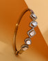 Barsha Polki And Diamond Bangle