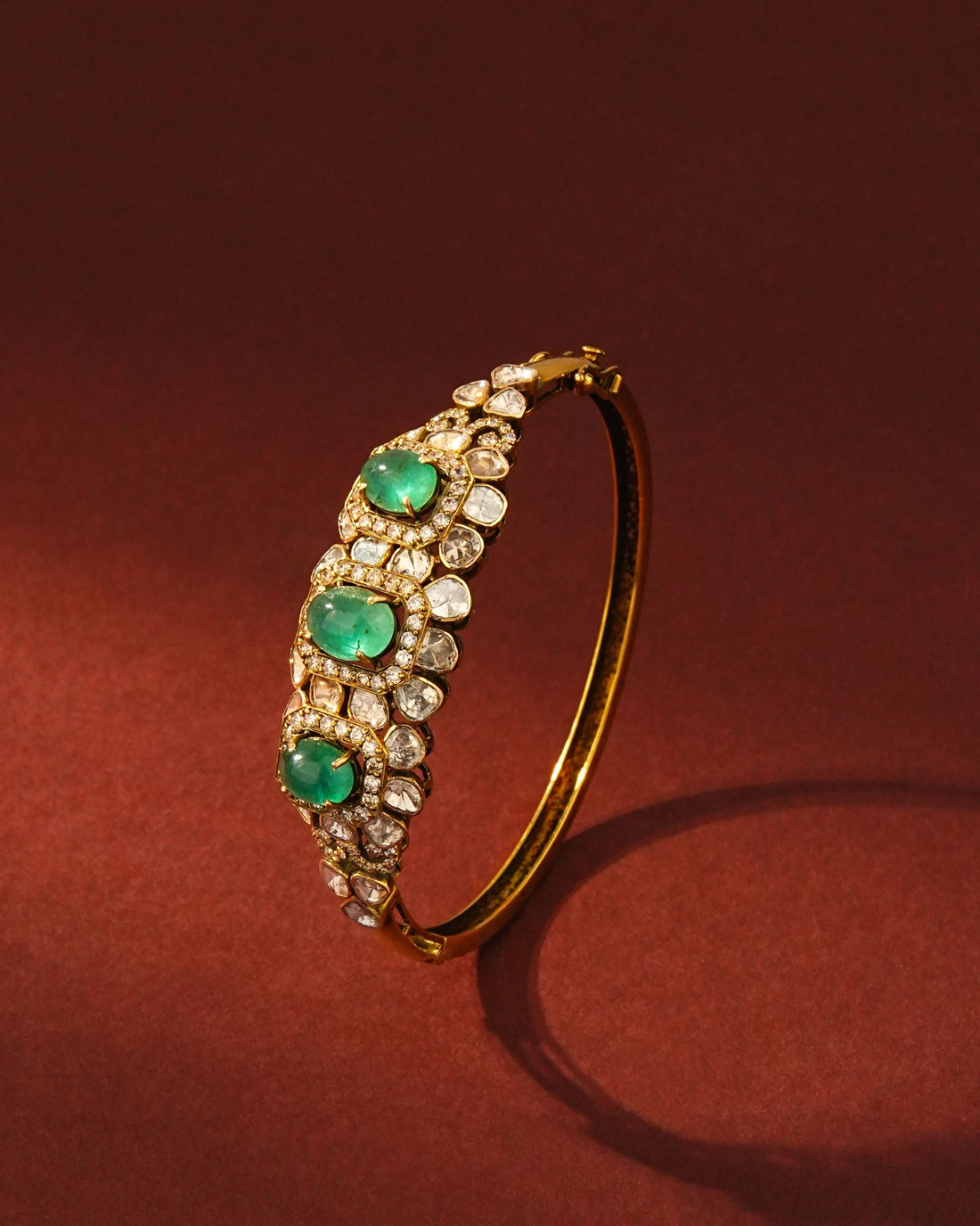 Ujwala Polki And Diamond Bangle - NO ORDERS