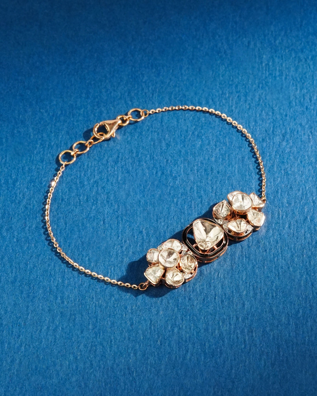 Ojasvi Polki And Diamond Loose Bracelet