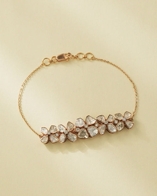 Mihira Polki And Diamond Loose Bracelet